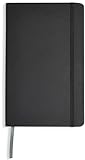 Amazon Basics Cuaderno clásico 240 páginas (grande, a rayas), Negro