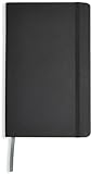 Amazon Basics Cuaderno clásico, A5, liso, Grande, negro