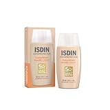 ISDIN Fotoprotector Fusion Water MAGIC Light SPF 50, Protector Solar Facial en Crema Fluida con Color, Textura Ultraligera y Acción Antioxidante que Unifica el Tono, 50 ml
