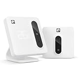 Garza Smart - Termostato Wi-Fi Inteligente para Caldera y Calefacción, con Adaptador, Medidor Consumo, Control táctil, Detección Ventanas Abiertas, Control App y Voz, Alexa/Google, 401367G