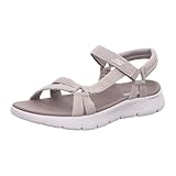 Skechers Sandalias Go Walk Flex SublimeGO WALK FLEX para mujer, Tela gris pardo, 37 EU