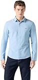 Levi's Long-Sleeve Battery Housemark Slim Camisa, Allure, XL Hombre