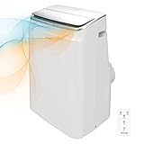 Cecotec Aire Acondicionado Portátil con Mando a Distancia y Bomba de Calor ForceClima 12600 Heating. 12000 BTU, Pantalla LED, 5 Modos, Deshumidificación, Cobertura 26-28m2