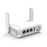GL.iNet GL-SFT1200 (Opal) Secure Travel WiFi Router - AC1200 Dual Band Gigabit Ethernet Wireless Internet Router | IPv6 | USB2.0 | MU-MIMO | 128MB of RAM | Repeater Bridge | Access Point Mode