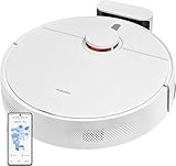 XIAOMI Robot Aspirador S40C, Aspirador y fregona 2 en 1, 5000Pa Succión Aspirador con Navegación Láser LDS, Recarga automática, Compatible con Suelos Duros y alfombras de Pelo Corto