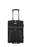 Paklite La maleta de mano de 2 ruedas cumple las normas IATA sobre equipaje de a bordo, serie ORLANDO: Trolley clásico de laterales blandos y diseño atemporal, 53 cm, 37 litros