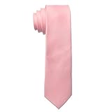 MASADA Corbata para Hombre elaborada a mano y con gran esmero 6 cm de ancho - Rosa pastel