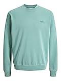 JACK & JONES Jjearchive Graphic Sweat Crew Neck Noos, Azul Mineral., M