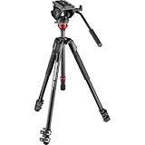 Manfrotto MVK500190XV Nitrotech N12 - Cabezal de vídeo para trípode, MS, MVKN12TWINMC (w/CF Twin Leg Tripod MS 100/75 mm)