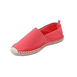 R-ISLAND Alpargatas para Mujer, Ligeras y cómodas, Estilo Casual, Ideales para casa y Exterior, Uso Diario.(Rosa 38)
