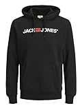 JACK & JONES Jjecorp Logo Sweat Hood , Capucha Hombre, Gris (Light Grey Melange Detail:Reg FitMelange), Small