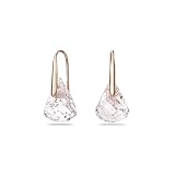 Swarovski Pendientes Lunar, Rosas, Baño tono oro rosa