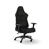 Corsair TC100 Relaxed-Fabric Gaming Chair, Nylon, Negro, One Size
