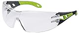 uvex Pheos Gafas de Seguridad Trasparentes - Protección de los Ojos - Revestimiento Antivaho - Resistente a los Arañazos - Cómodo y Antideslizante
