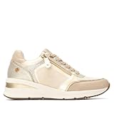 XTI - Zapatilla Mujer Beige - Calzado Cómodo y Versátil - Moda Casual - Modelo 14422302 (Talla 37)
