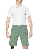 Pierre Cardin Bermuda Cotton Flat Pantalones Cortos, Verde (Khaki 77), W36 (Talla del Fabricante: 36) para Hombre