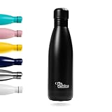 Otto Koning Botella Agua Acero Inoxidable 500ml - Termo Café Antifugas y Botella Térmica Frío 24h Calor 12h - Cantimplora Metal Reutilizable para Deporte, Oficina y Niños - Libre de BPA