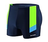 Sesto Senso® Bañador de Natación Hombre Shorts Traje de Baño (tamaños de M a 4XL) Pantalones de Natación Trajes Playa Aquashorts BD 381 (3XL, Blue)