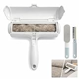 TOKAYRO Rodillo quitapelos Mascotas + Cepillo Removedor de Pelusa | Set 2 en 1 para Perros, Gatos, Ropa y Sofás – Reutilizable y Fácil de Usar