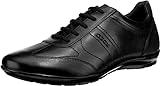 Geox Uomo Symbol B, Zapatos Hombre, Negro, 39 EU