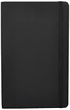 Amazon Basics Cuaderno clásico, A5, cuadriculado, Grande, negro