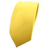TigerTie - corbata estrecha - amarillo luz amarilla zinc-amarillo monocromo