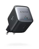 Anker Nano II - Cargador USB-C de 65 W con Potencia de Carga rápida, tecnología GAN II, Compatible con MacBook Pro/Air, Galaxy S20/S10, iPhone 12/Pro/Mini, iPad Pro, Pixel (Negro)