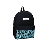 mybagstory - Mochila para niño de fornita, color negro, para niño, escuela, guardería, mochila infantil, 39 cm, idea de regalo, Fortnite - Negro, Enfant