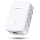 MERCUSYS ME10 Repetidor WiFi, Extensor de Red, Inalámbrico Ampliardor 300 Mbps, WPS Botón, Play y Plug, Indicador LED de Señal, Fácil Configuración, Compatible c