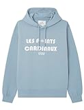 SPRINGFIELD Reconsider Hooded Sweatshirt with Les Points Cardinaux Print ON Chest Sudadera, Light_Blue, M para Hombre