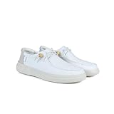 WALK IN PITAS | Kila | Mocasines de Mujer | Náuticos Casual | Zapatillas de Verano | Zapatos de Mujer Casuales y Cómodos | Calzado de Pitas | Blanco 37