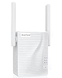 BrosTrend Repetidor WiFi AC1200, Repetidor de Red Doble Banda 5 GHz y 2.4 GHz, Amplificador Señal WiFi y Extensor Wi-Fi, Modo Ap, WPS Botón, 1 Puerto Ethernet, Facil de Instalar