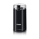 Bosch - Molinillo de café eléctrico, 180 W, capacidad 75 gramos, negro, TSM6A013B