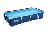Bestway Steel Pro - Piscina rectangular sobre el suelo, 13'2,5 cm