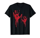 Salpicaduras de sangre Halloween Zombie Víctima Camiseta