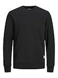 Jack & Jones Jjebasic Sweat Crew Neck Noos Sudadera, Negro, L Hombre