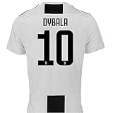 Camiseta de Fútbol Paulo Dybala 10 Juventus Home Temporada 2018-2019 Replica Oficial con Licencia - Todos Los Tamaños NIÑO y Adulto (XL Extra Large)