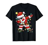 Santa Claus Dabbing divertido Papá Noel Navidad Niños Niñas Camiseta