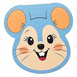 Pandiui23 Caja dientes de leche, Ratoncito Perez para almacenamiento dientes (Azul)