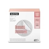 SUAVINEX, Discos Absorbentes de Lactancia. Desechables. Súper Transpirables. Extrafinos. Imperceptibles en la Ropa. En bolsitas Individuales. 60 Discos