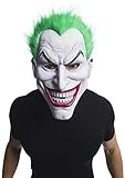Rubies Máscara Joker con pelo para adultos, Talla única, Accesorio de disfraz para Halloween, Carnaval y Fiestas