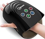 cotsoco Masajeadores de Manos Eléctricos, Masajeador de Manos Inalámbrico, Masajeador con Compresión y Calentamiento, el Mejor Regalo para Familiares y Amigos, Negro.