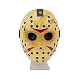 Luz máscara Jason Friday the 13th - Producto oficial, luz independiente o montada en pared para fans de películas de terror, decoración espeluznante, 22cm, batería o USB