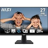 MSI Pro MP275 – Monitor rofessional 27”,100 Hz, FHD, IPS, HDR Ready, Pantalla TÜV, Altavoces Integrados, antiflicker Eye-Q Check