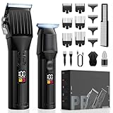 Maquina Cortar Pelo, Cortapelos Hombre Maquina Cortar Pelo Profesional Maquina de Afeitar Hombre Juego de Cortapelos Para Hombre Recortadora de Barba Maquina Afeitar Regalos Para Hombres
