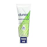 Durex Naturals H2O Lubricante, con ingredientes 100% naturales, 100 ml