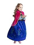 ELSA & ANNA® Princesa Disfraz Traje Parte Las Niñas Vestido (Girls Princess Fancy Dress) ES-DRESS308-SEP (3-4 Años, ES-SEP308)