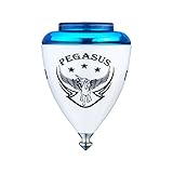 Trompos Space Pegasus - Peonza con diseño de pegaso, modelo de punta fija, 3 colores disponibles