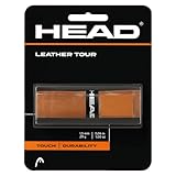 Cinta de agarre HEAD Leather Tour, marrón, Talla única