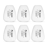 Filtros para Máscaras Antipolvo RHINO Smart Solutions x6 Filtros de Algodón Particulado para Protección de Pintura, Semi-Máscaras Antipolvo y Compatibles con Otras Marcas